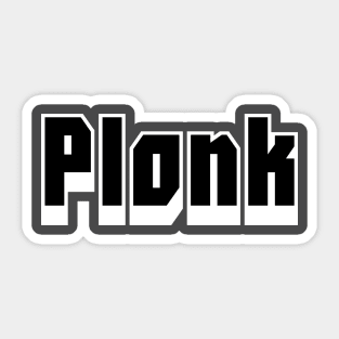 Plonk 2 Sticker